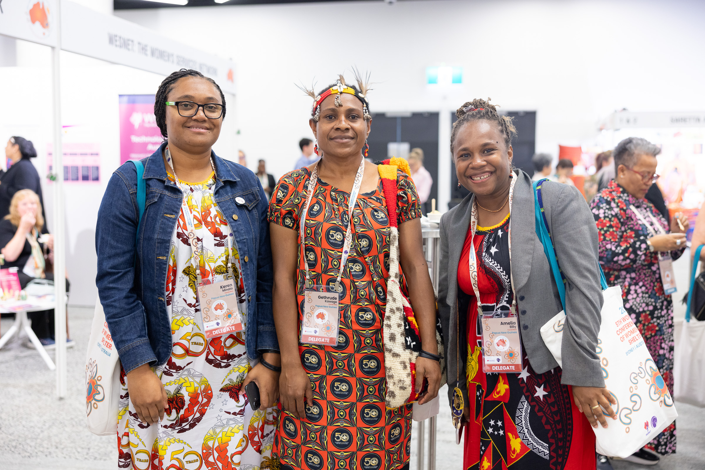 5th World Congress of Women’s Shelters Sydney - 3 women
