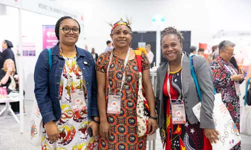 5th World Congress of Women’s Shelters Sydney - 3 women