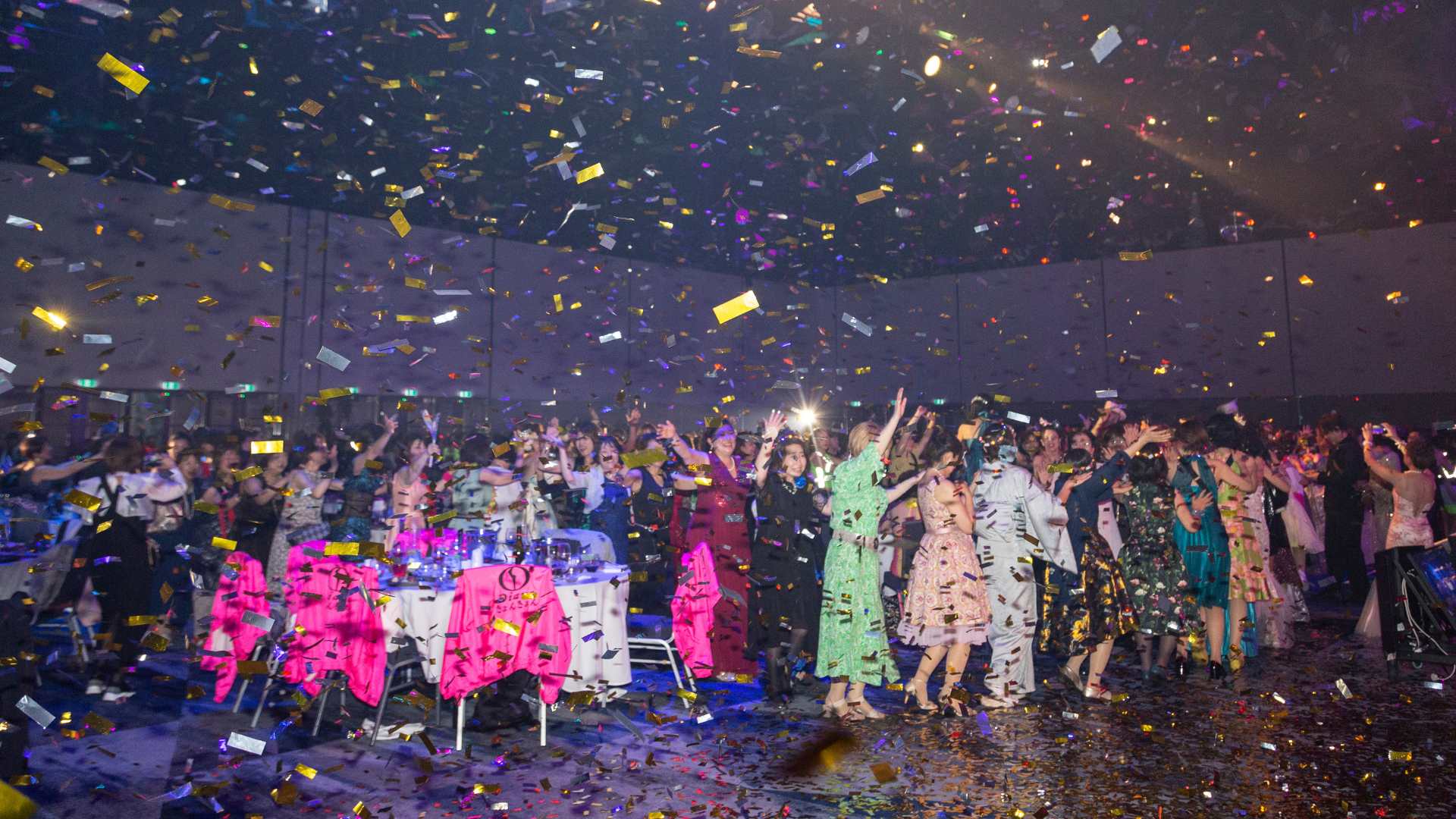 attendees on dance floor from the Diana Japan Incentive 2024 event