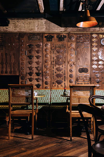 Restaurant décor at My Wong, an iconic Cantonese restaurant in Sydney