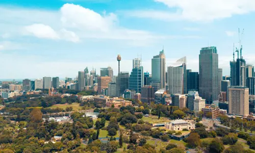 Corporate Meetings Sydney Aerial Skyline High Rise Buildings