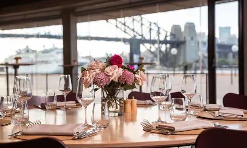 Table With Sydney Harbour Bridge View