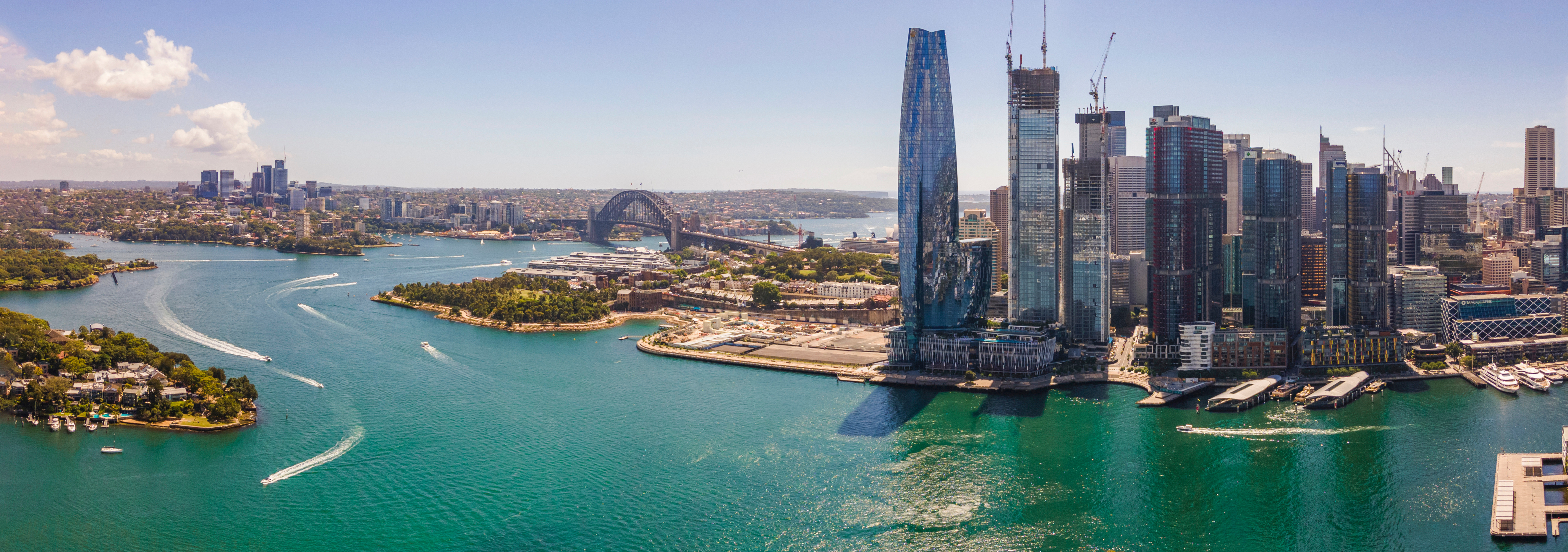 A Barangaroo 03 Buildings From Afar In Harbour ADOBE