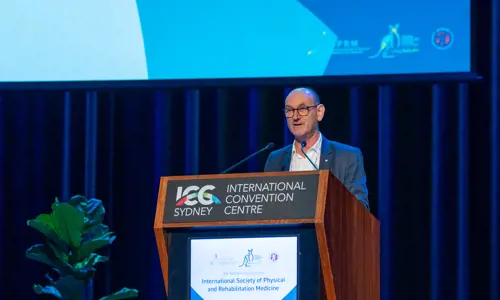 Bid Leader Campaign Steven Faux Presenting ICC