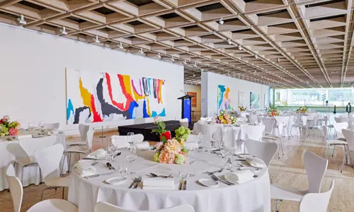 Art Gallery Of NSW South Building banquet function room set up