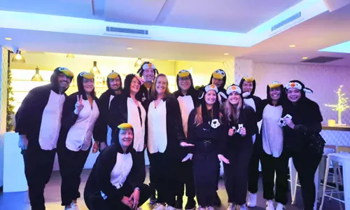 BESydney Team Group Photo dress up party