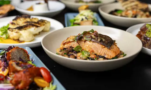 Song Kitchen Dining Menu Salmon Dish