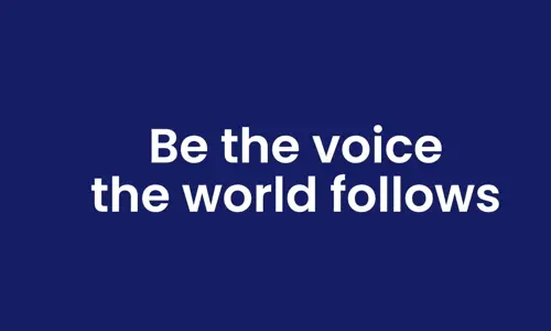 Bid Leader Campaign Be The Voice