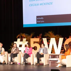 5th World Congress of Women’s Shelters Sydney - panel on ICC stage