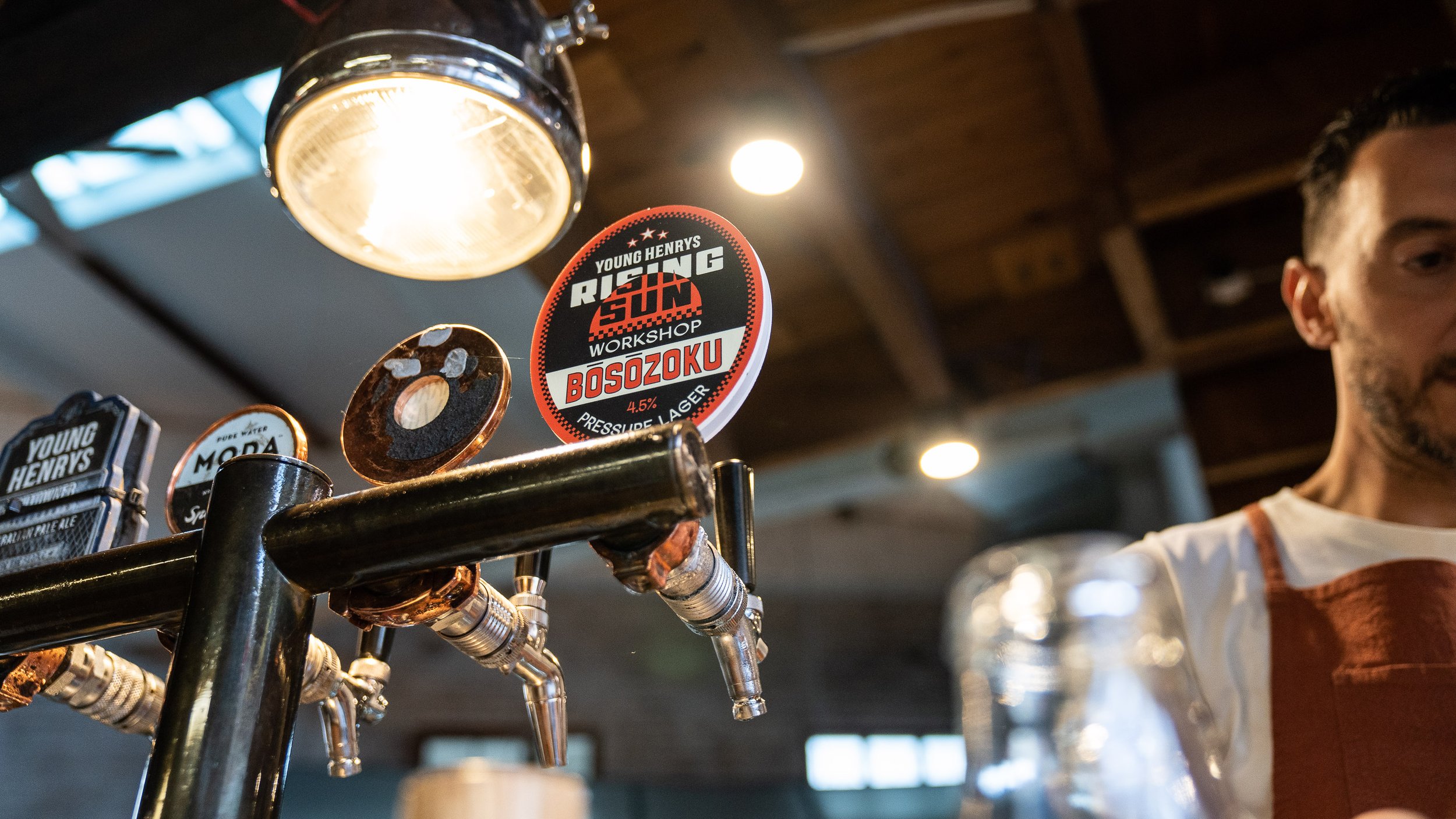 Rising Sun Bosozoku Beer on tap at Young Henrys