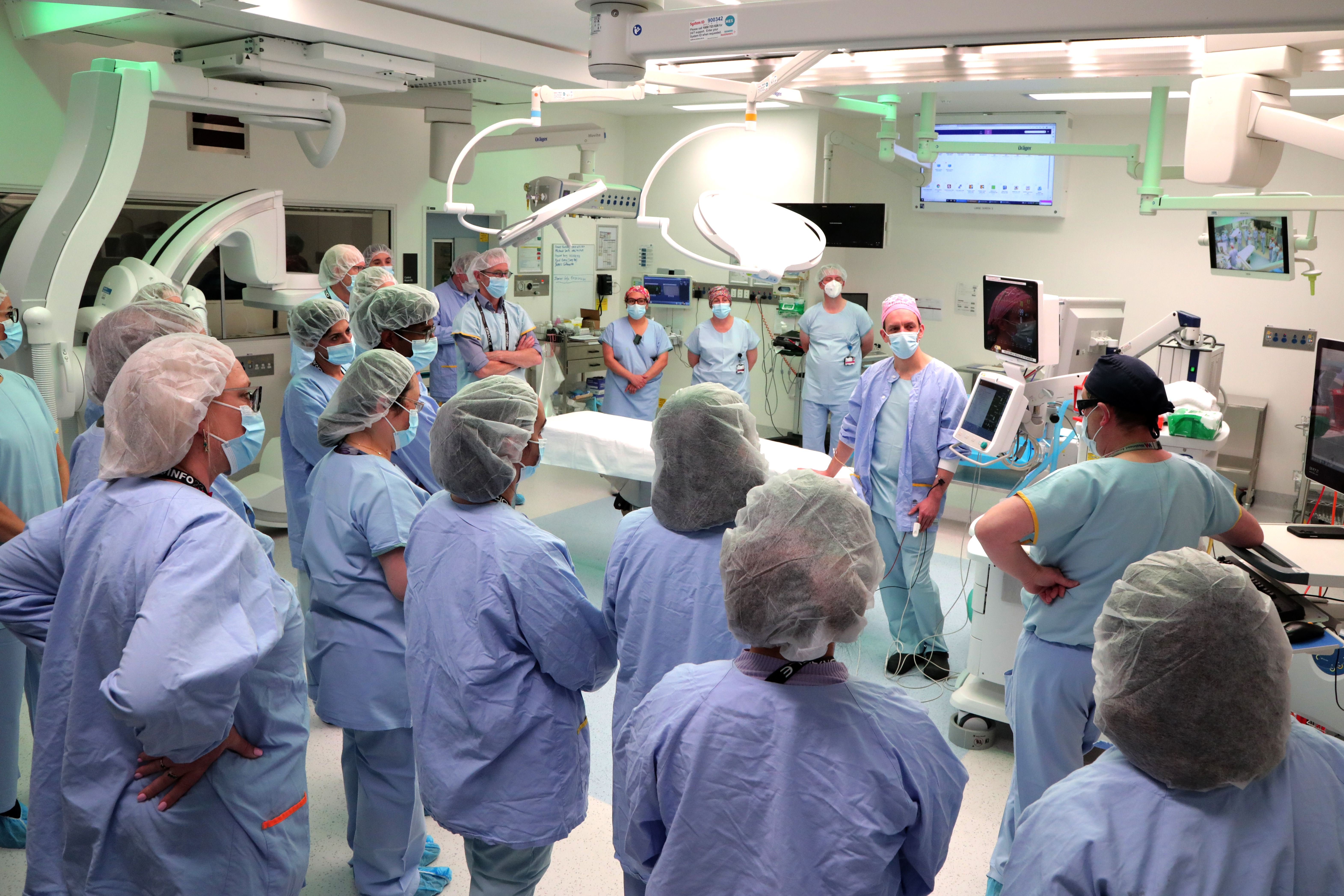 Medinfo Site Inspection doctors in surgery room 