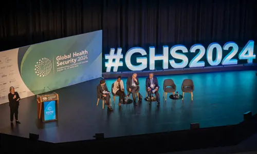 GHS24 Opening Panel Aerial View of Stage
